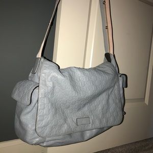 ‼️SOLD‼️Gucci diaper bag! Guccissima embossed